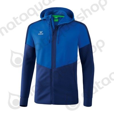 VESTE D'ENTRAINEMENT A CAPUCHE SQUAD - ADULTE new roy/new navy