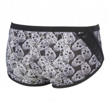 M CRAZY POP SKULLS LOW WAIST SHORT - photo 1