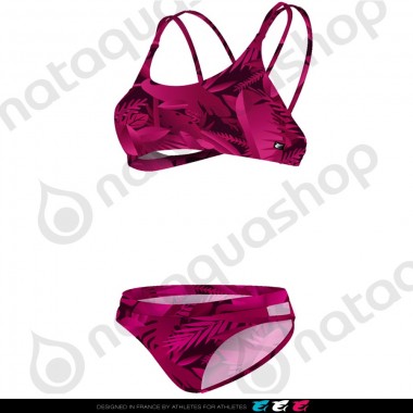 DARIA LEAVES FOREST - FEMME Rose Cerise