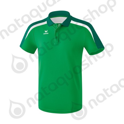 POLO LIGA 2.0 - HOMME emeraude/evergreen/blanc