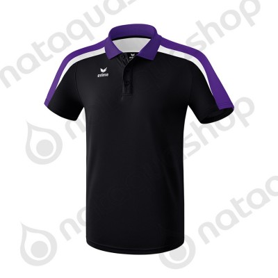 POLO LIGA 2.0 - HOMME noir/dark violet/blanc