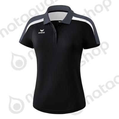 POLO LIGA 2.0 - FEMME noir/blanc/dark grey