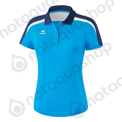 POLO LIGA 2.0 - FEMME curacao/new navy/blanc