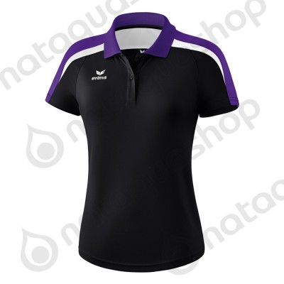 POLO LIGA 2.0 - FEMME noir/dark violet/blanc