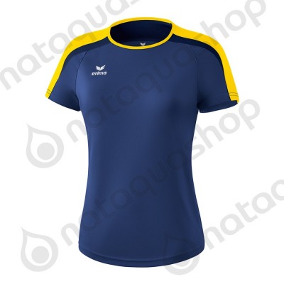 T-SHIRT LIGA 2.0 - FEMME new navy/jaune/dark navy