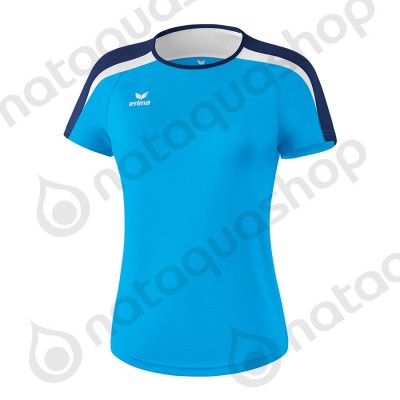 T-SHIRT LIGA 2.0 - FEMME curacao/new navy/blanc