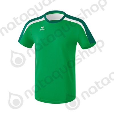 T-SHIRT LIGA 2.0 - JUNIOR emeraude/evergreen/blanc