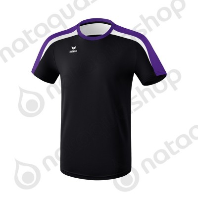T-SHIRT LIGA 2.0 - JUNIOR noir/dark violet/blanc