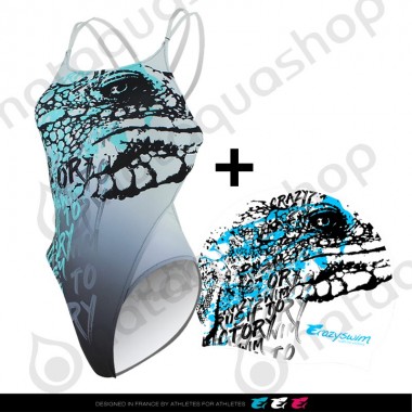 PACK LAMIA SNAKE BLANC