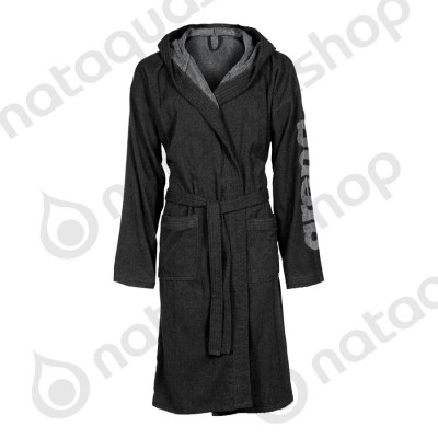 BIG LOGO HOODED ROBE - XMAS Black