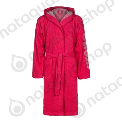 BIG LOGO HOODED ROBE - XMAS  Pink