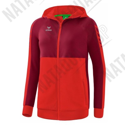 VESTE D'ENTRAINEMENT SIX WINGS A CAPUCHE - HOMME Rouge/bordeaux