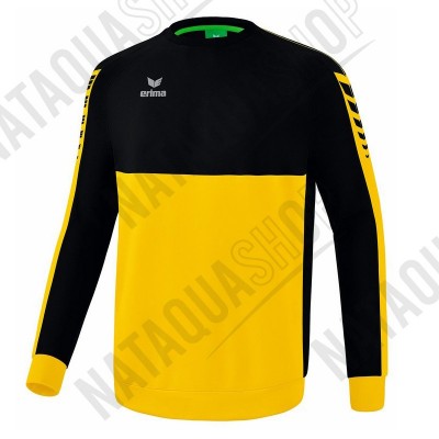 SWEAT-SHIRT SIX WINGS - ADULTE Jaune/Noir