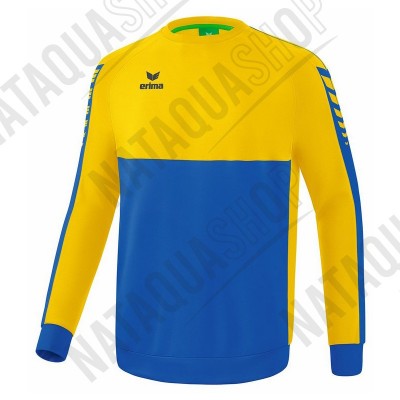 SWEAT-SHIRT SIX WINGS - JUNIOR new royal/jaune