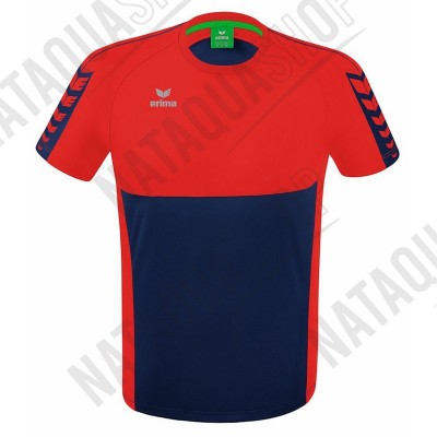 T-SHIRT SIX WINGS - HOMME new navy/rouge