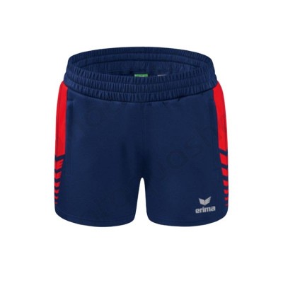 SHORT WORKER SIX WINGS - LADIES new navy/rouge