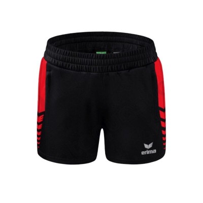 SHORT WORKER SIX WINGS - LADIES Noir/rouge