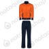 Orange/Navy