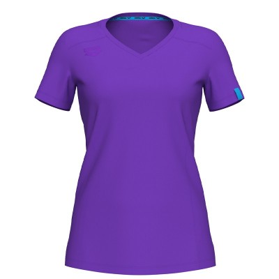 W TEAM PANEL T-SHIRT - FEMME Violet