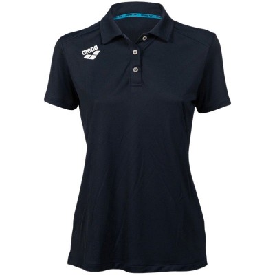 W TEAM SOLID POLOSHIRT SOLID- FEMME Bleu marine