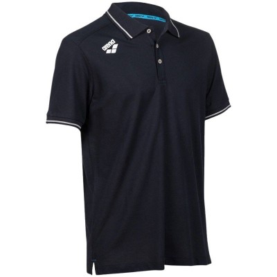 TEAM SOLID POLO COTON - UNISEXE Bleu marine