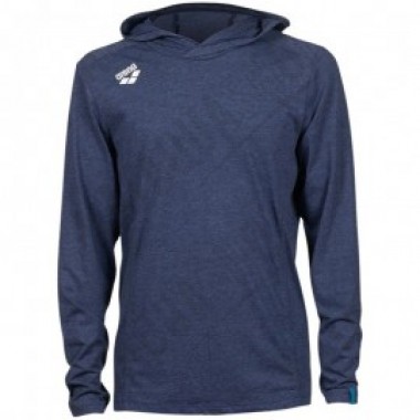 TEAM PANEL HOODED LONG SLEEVE T-SHIRT - UNISEXE - photo 0