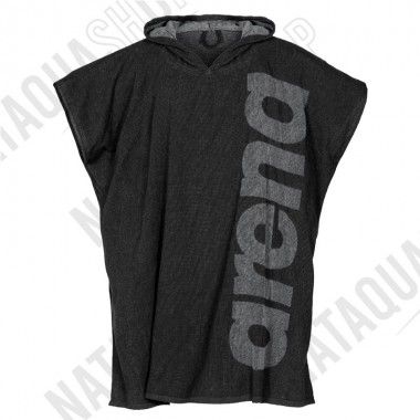 BIG LOGO HOODED PONCHO