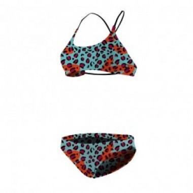 AMAZONE JUNGLE - ORANGE/BLEU - photo 0