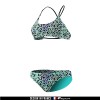 AMAZONE JUNGLE - BLEU MENTHE/VIOLET