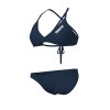 W TEAM SOLID TIE BACK - Bleu Marine
