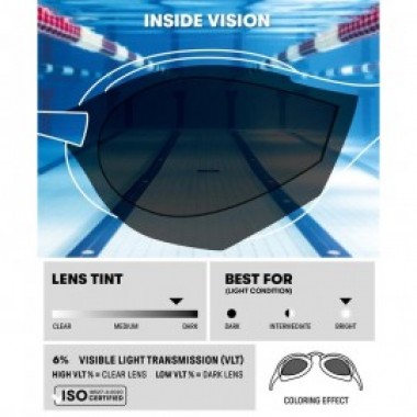 COBRA ULTRA SWIPE MIRROR SILVER Blue - photo 1