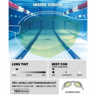 COBRA ULTRA SWIPE MIRROR GOLD Blue - photo 1