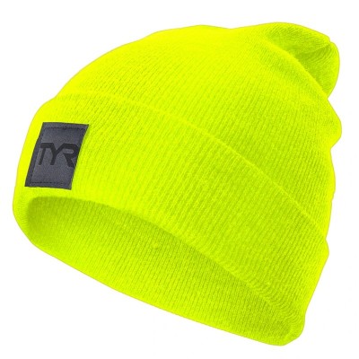 CUFFED KNIT BEANIE Yellow