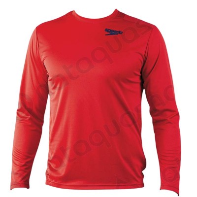 ILIAS UNISEX TECHNICAL LS-SHIRT Red