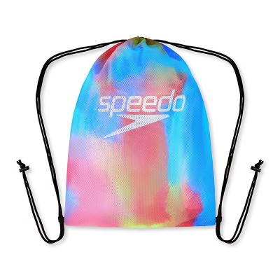 PRINTED MESH BAG Blanc