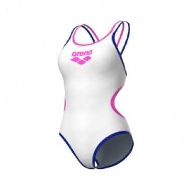 ONE DOUBLE CROSS BACK ONE PIECE White - photo 0