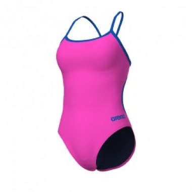 W SWIMSUIT LACE BACK SOLID Pink - photo 0