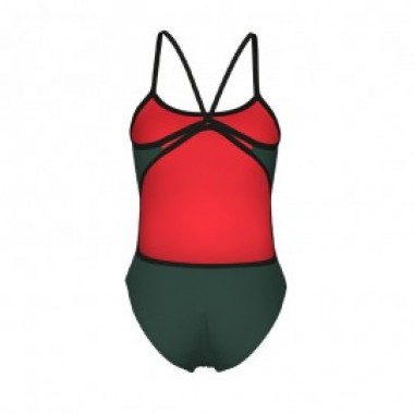 W SWIMSUIT LACE BACK SOLID  Green - photo 1