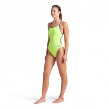 W SWIMSUIT LACE BACK SOLID Lime - photo 2