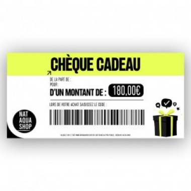 CHEQUE CADEAU DE 180 EUROS - photo 0