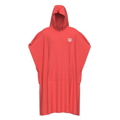 ARENA COTTON PONCHO Coral