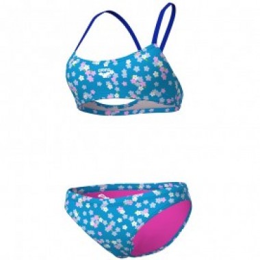 FLOWERS BIKINI BANDEAU - photo 0