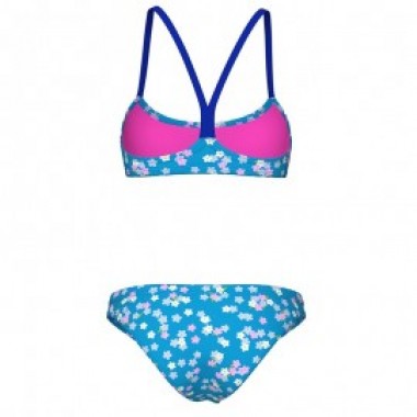 FLOWERS BIKINI BANDEAU - photo 1