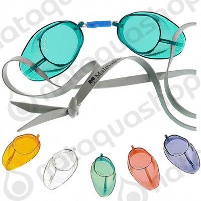 Lunettes de natation Arena Lunette natation piscine Tracks mirror wht/red  Rouge taille : UNI réf : 41305