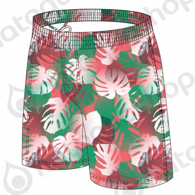 REEFSPA PRINTED LEISURE 16 rose/vert