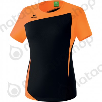 CLUB 1900 TEE-SHIRT FEMME Noir / orange