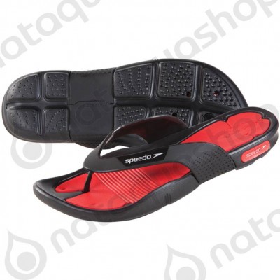 POOL SURFER THONG Noir/rouge
