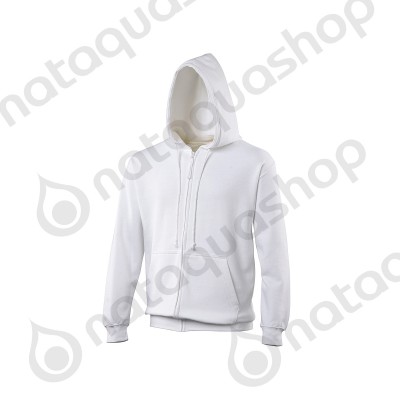 Sweat-shirt with zip Male - JH050 ArcticWhite