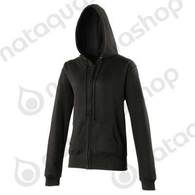 Sweat-shirt with zip Female - JH055  Jet Black