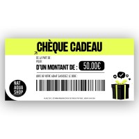 CHEQUE CADEAU 50 EUROS
